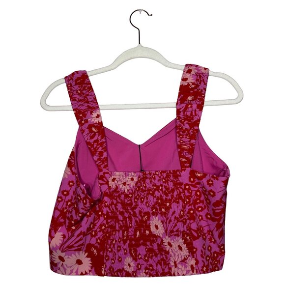 Sugarlips Lover Girl Shania Bustier Cropped Top Size Large Pink Red Sz L New - Picture 5 of 9
